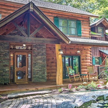 Lazy Bear Lodge Valle Crucis Bagian luar foto
